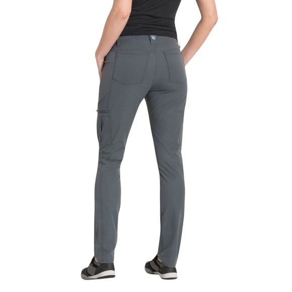 KUHL Horizn Skinny Pants Ripstop Cargo Gray Womens Size 4 Short Hiking Outdoor - Picture 2 of 15